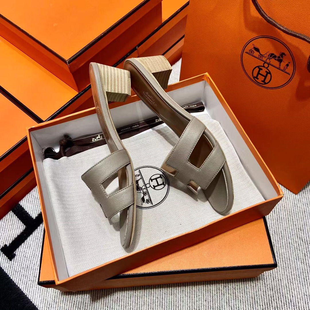 에르메스 올수공 오아시스 슬리퍼 샌들 앱송 49